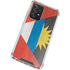 Antigua and Barbuda Flag Distressed Galaxy A72 5G Clear Case